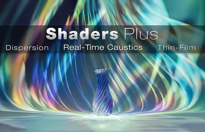 Blender水下表面实时焦散薄膜色散 – Shaders Plus v3