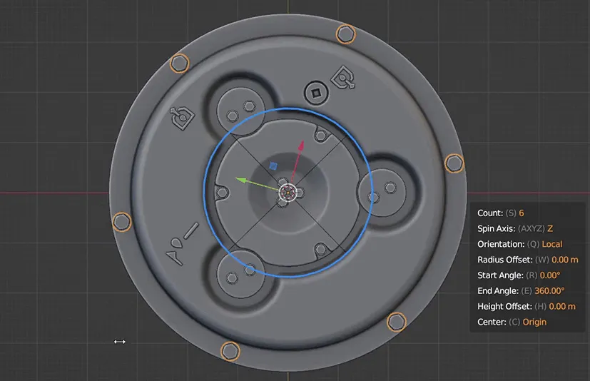 Blender环状模型复制阵列插件径向复制器 – Radial Duplicator v2.2