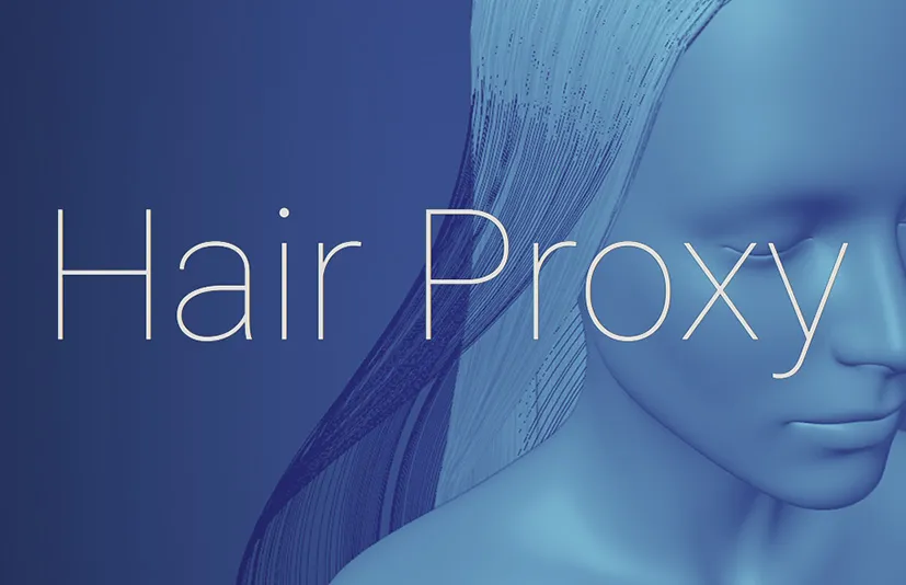 Blender真实头发碰撞模拟插件 – Hair Proxy v1.3