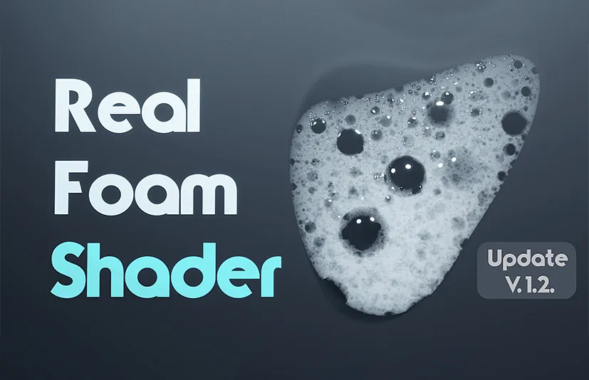 Blender真实气泡泡沫着色器预设 – Real Foam Shader