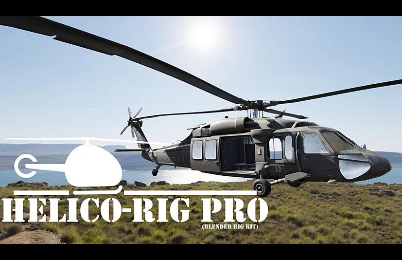 Blender绑定直升机 – Helico-Rig Pro v1.4