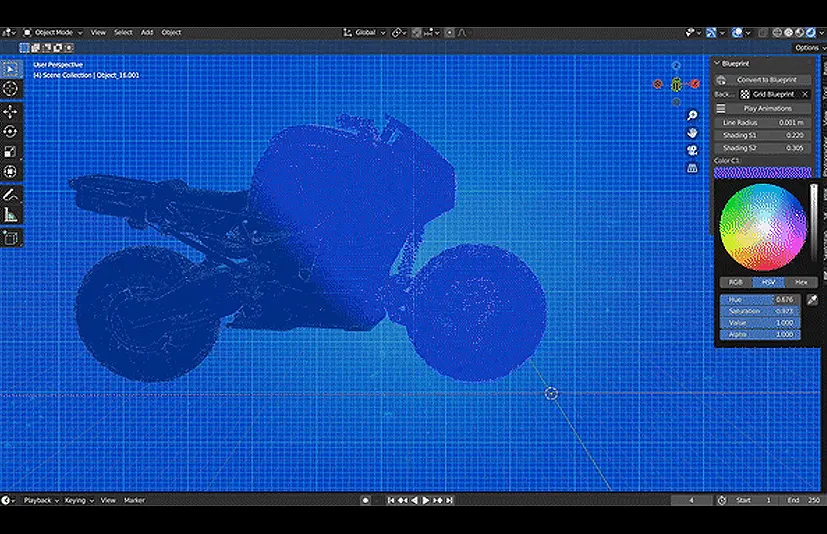 Blender蓝图生成器 – Blueprint V2 v1.0.0