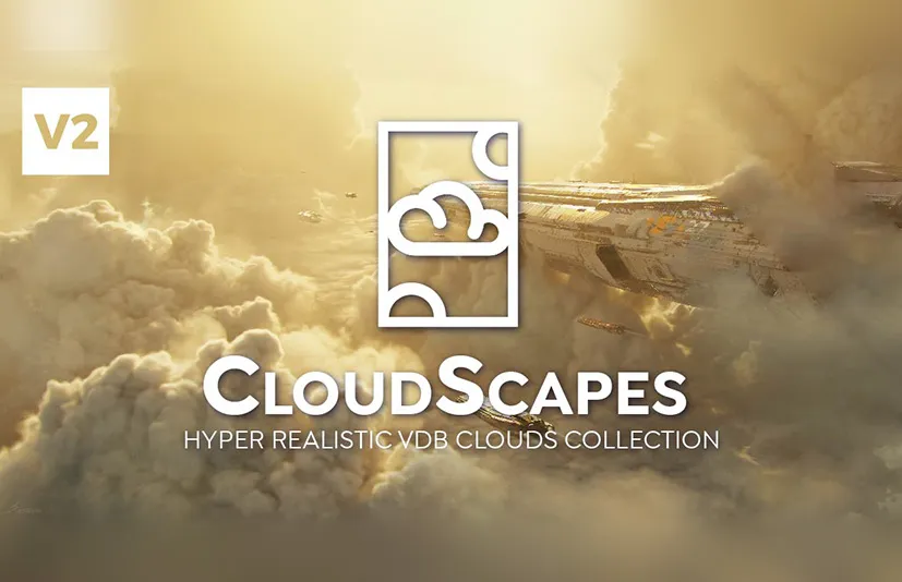 Blender超逼真的 Vdb体积云资产包 – Cloudscapes V2