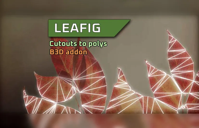 Blender输入图像创建多边形材质插件 – Leafig v1.0.11