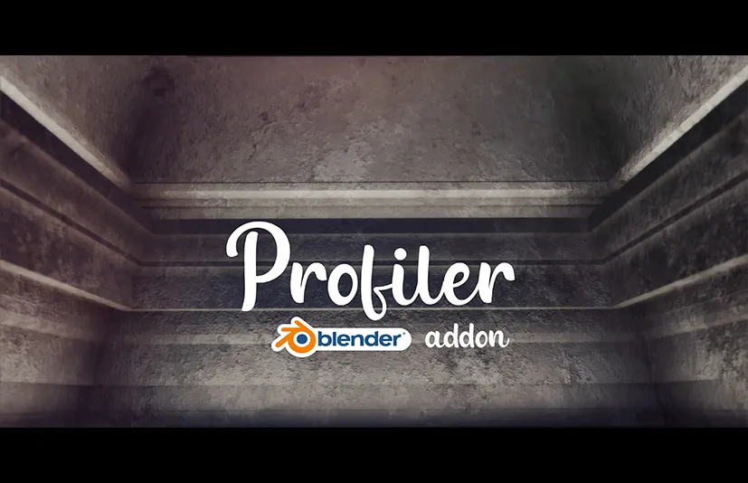 Blender门框阴阳角框架高级曲线倒角工具 – Profiler v1.6.1
