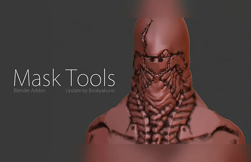 Blender雕刻蒙版增强插件 – Mask Tools [Sculpt Mask Utility] v2.3