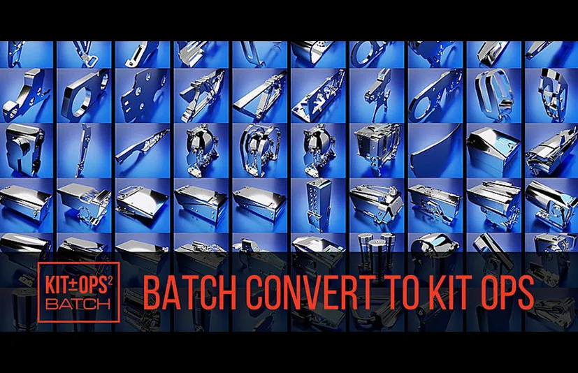Blender零件模型生成插件预设 – Kit Ops Batch v1.1.0