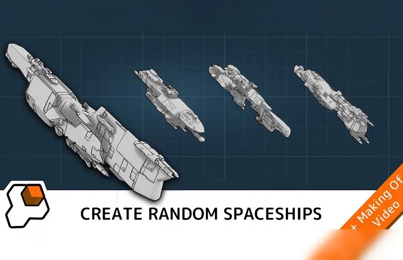 Blender飞船模型生成插件 – Starship Generator v1.1.0