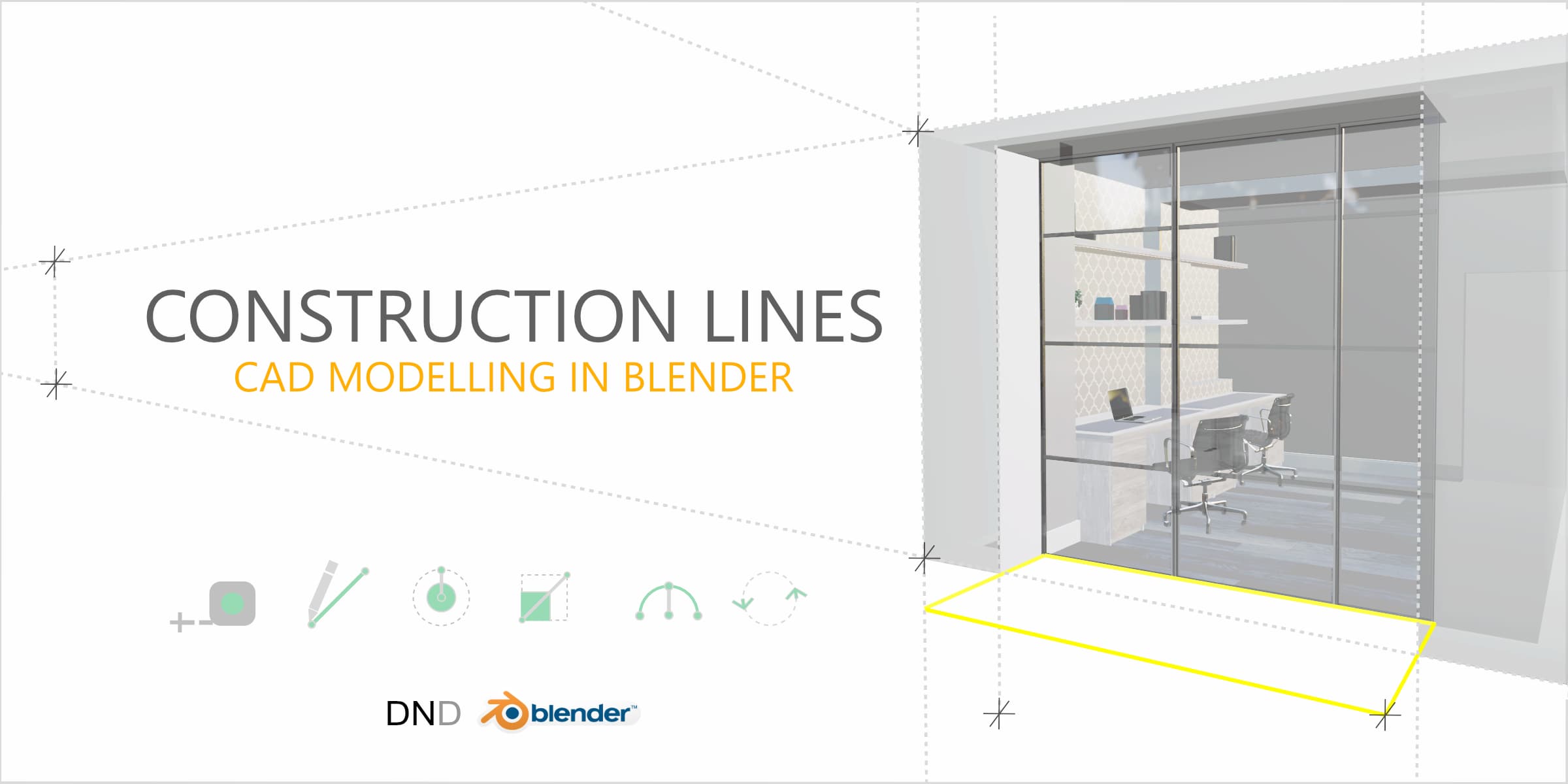 Blender仿CAD建模插件 – Cоnstructiоn Linеs v0.9.693