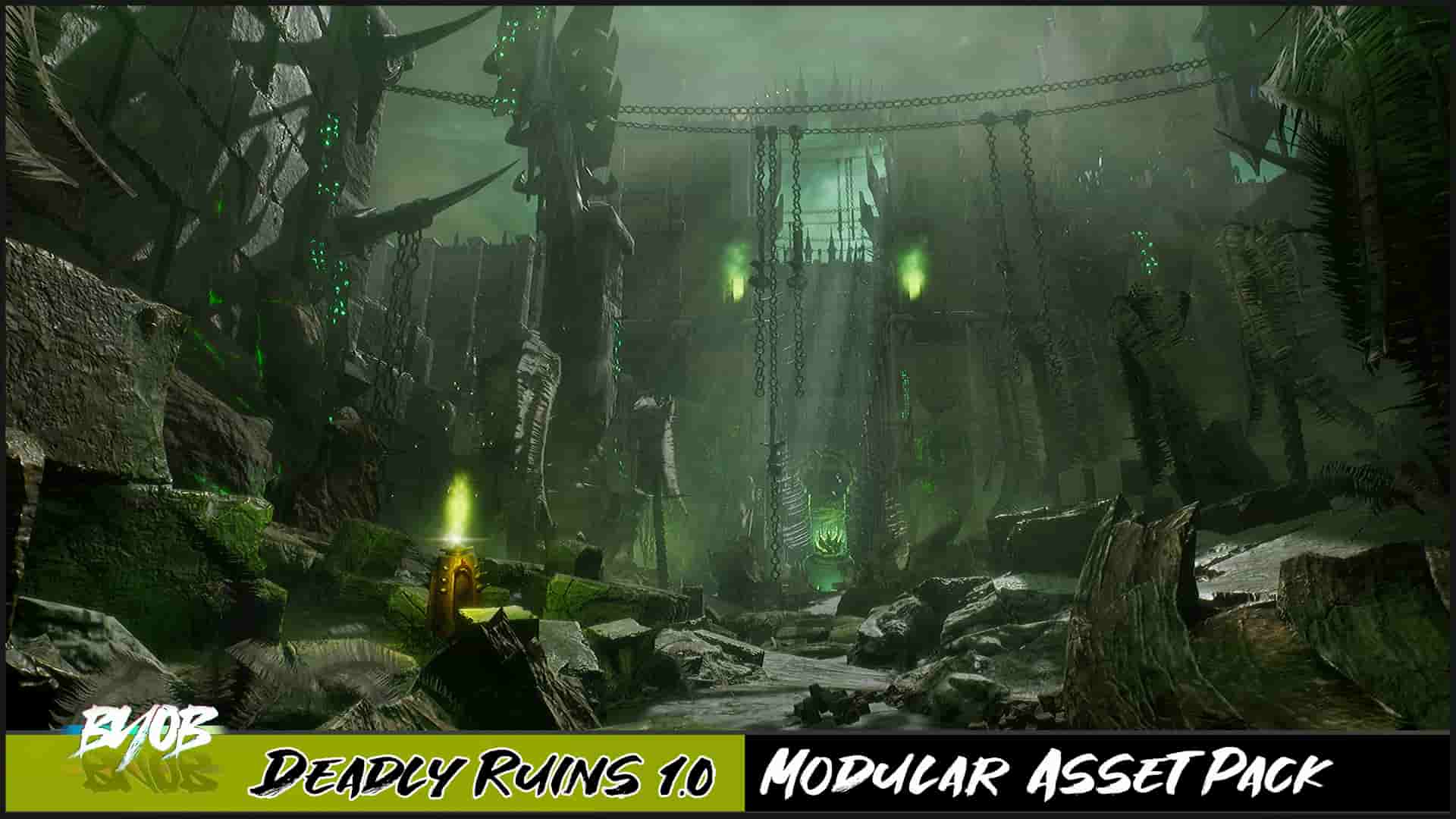 死亡废墟-Deadly Ruins – Modular asset pack