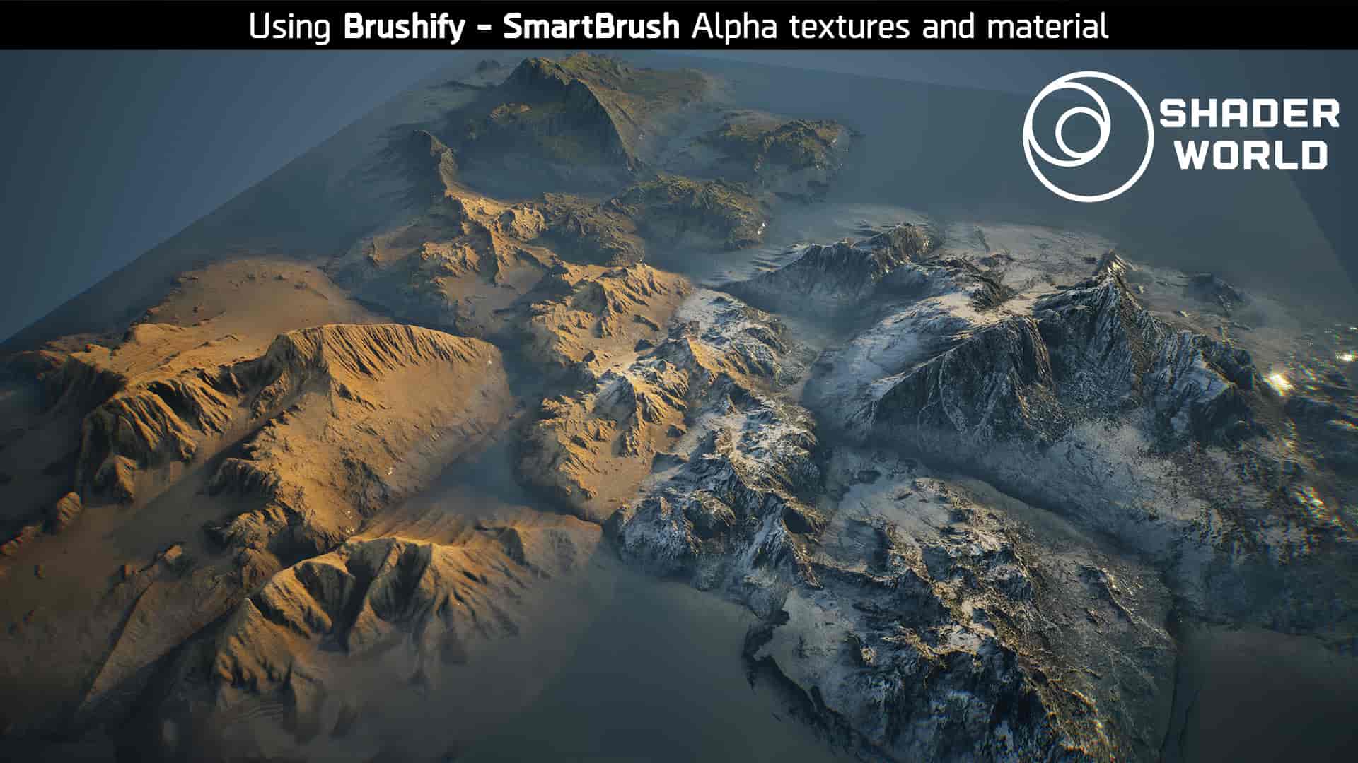 程序化景观生成器-Shader World : procedural landscape, ocean, foliage