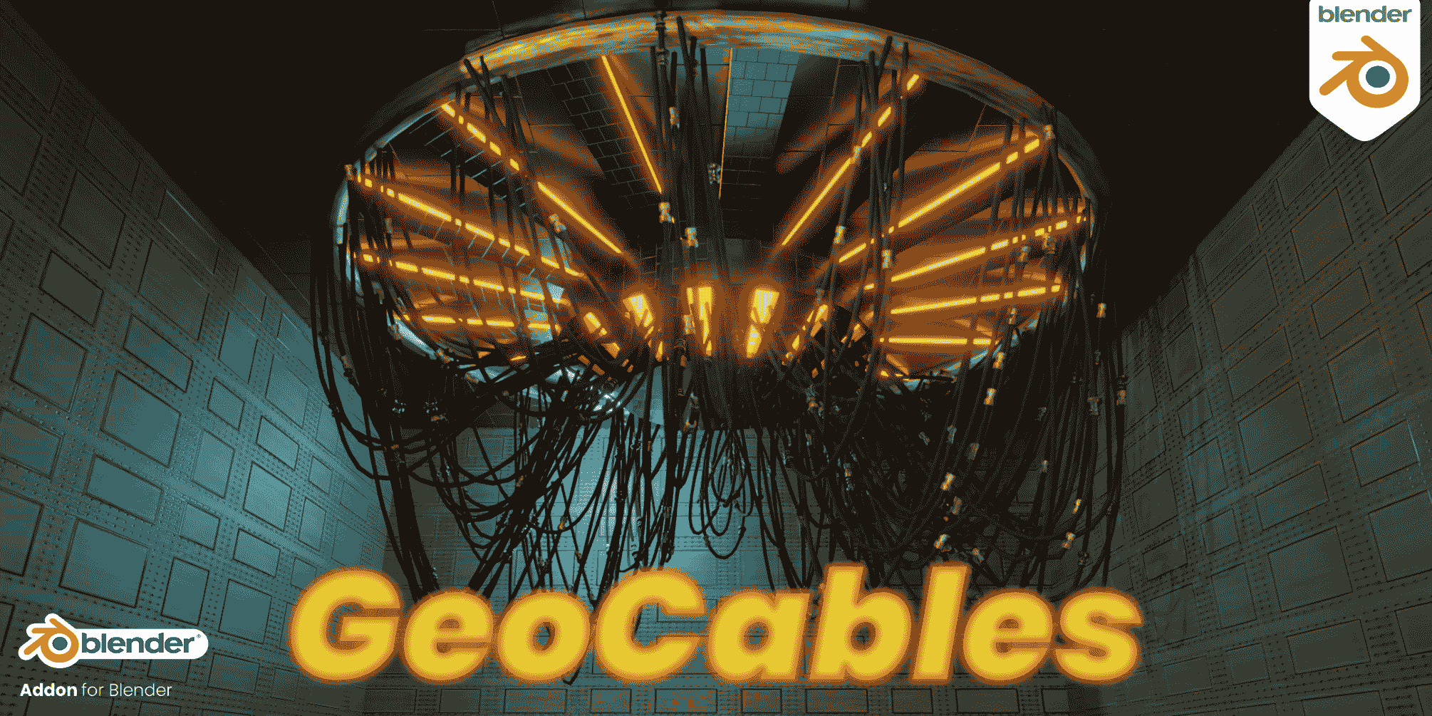 Blender电线电缆生成插件 – Cables – Geocables v2.1