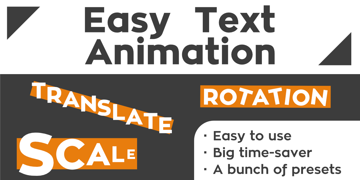 Blender文字动画预设插件 – Easy Text Animation v2.5.2