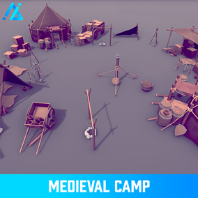 Poly-中世纪营地 – POLY – Medieval Camp