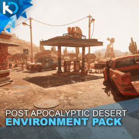 废弃沙漠加油站-Post Apocalyptic Desert
