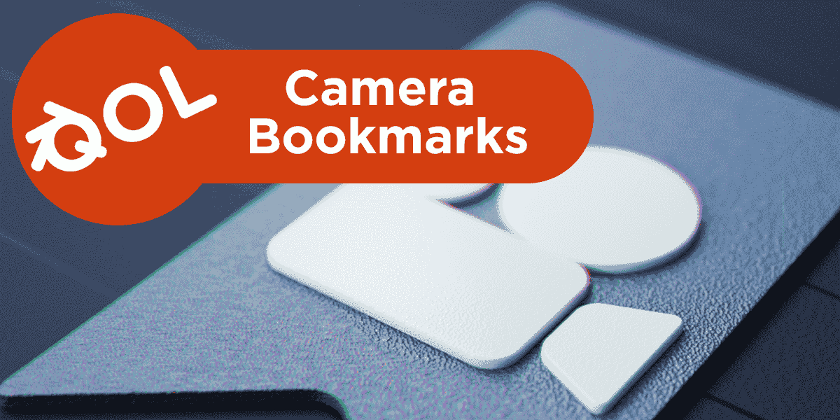 Blender摄像机位置书签记录插件 – Qol Tools – Camera Bookmarks v1.5.0