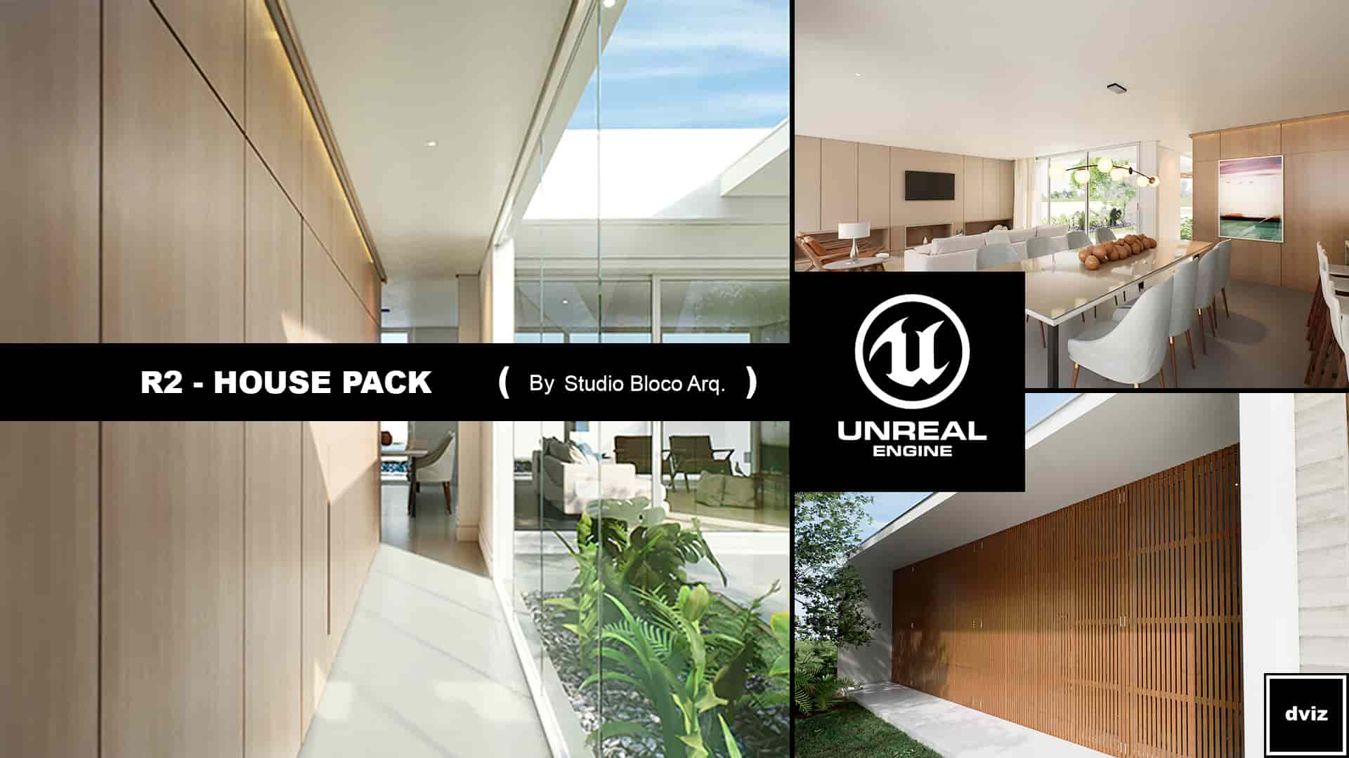 现代家居庭院别墅-R2 – REALISTIC HOUSE PACK