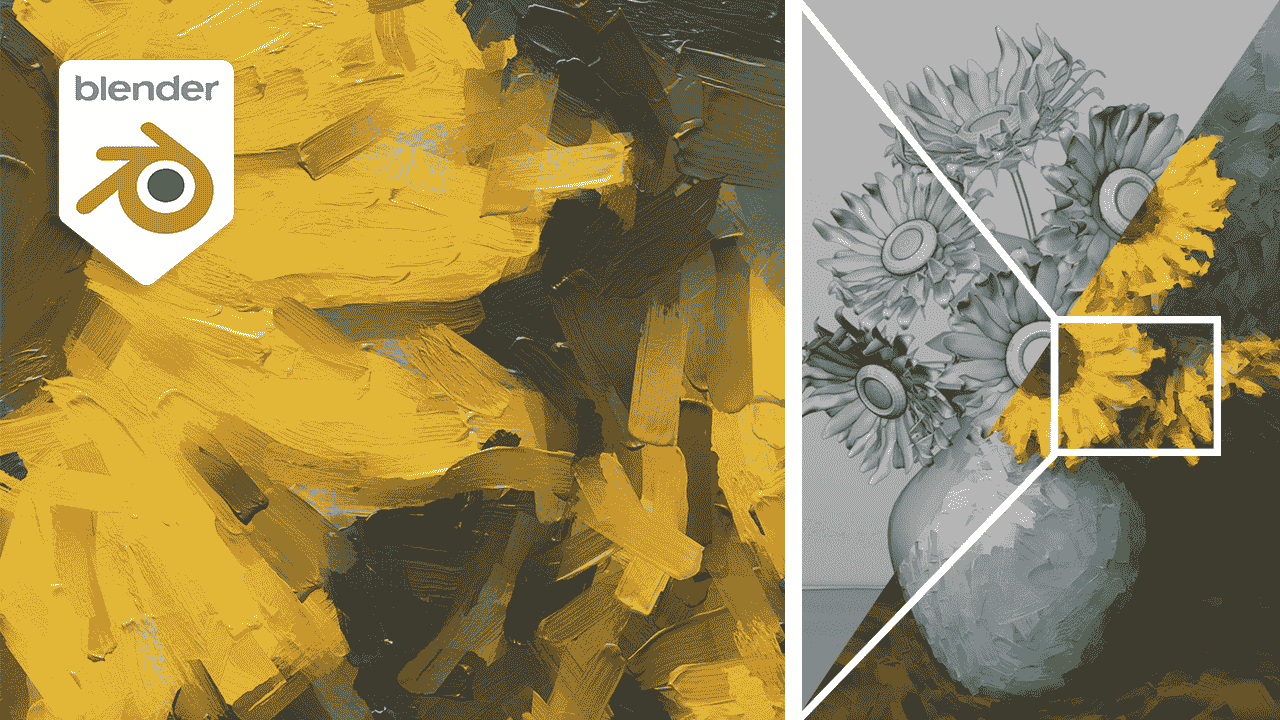 Blender模型转油画插件 – Live Paint Filter V1.2