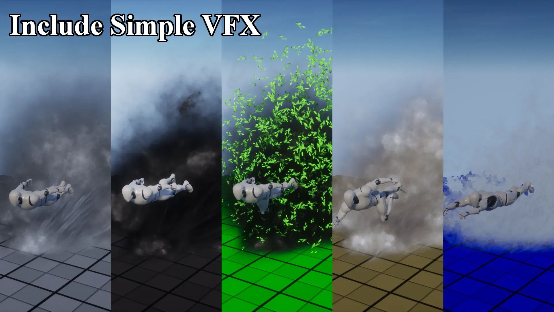 超级英雄飞行动画-Superhero Flight Animations