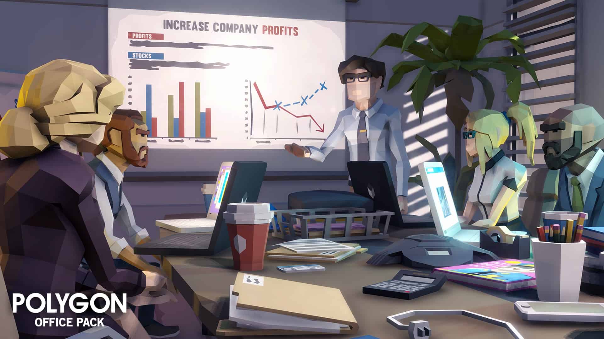 办公室主题包 – POLYGON – Office Pack
