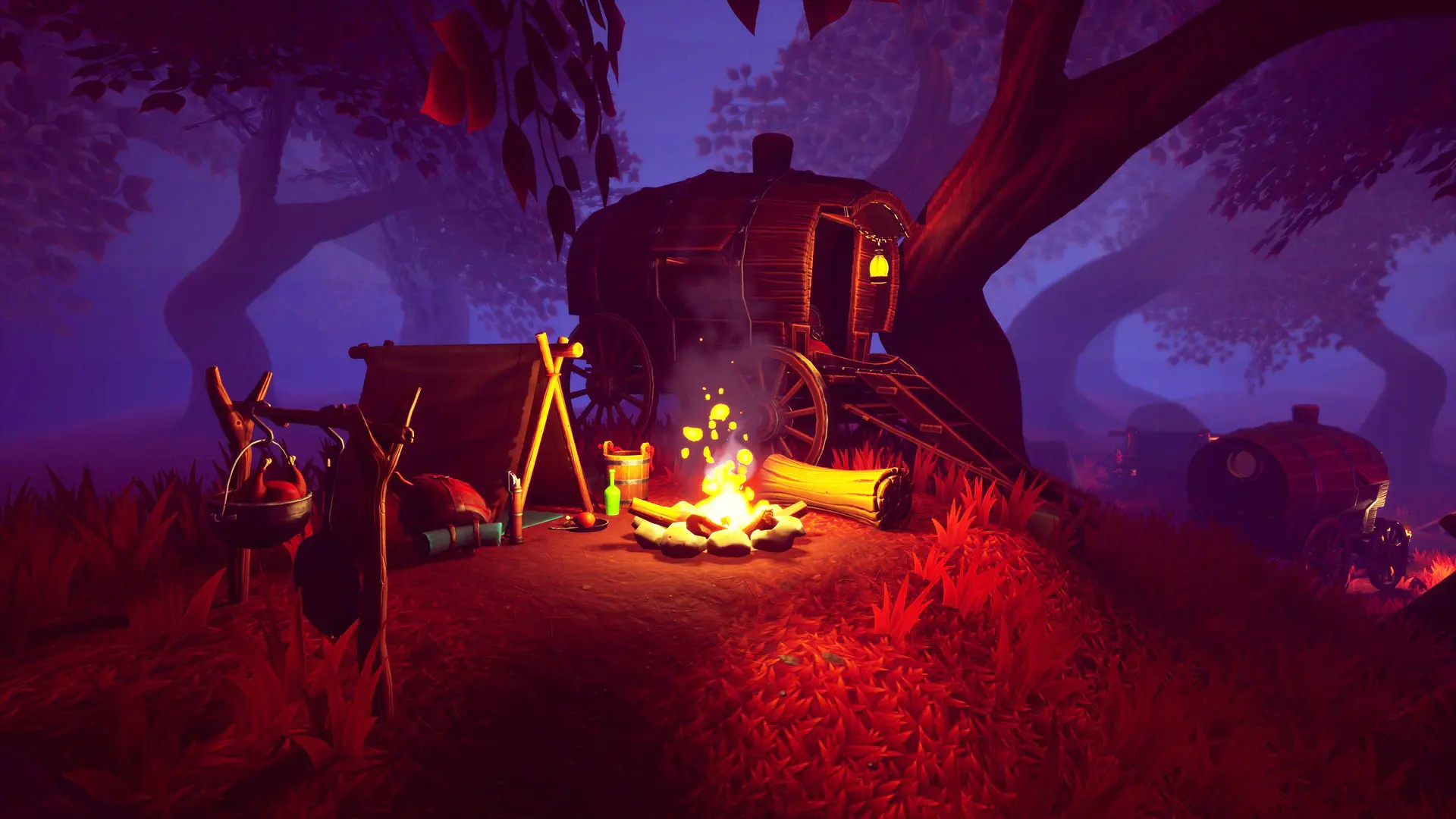 女巫营地-PBR Handpainted Environment : Magical Campsite