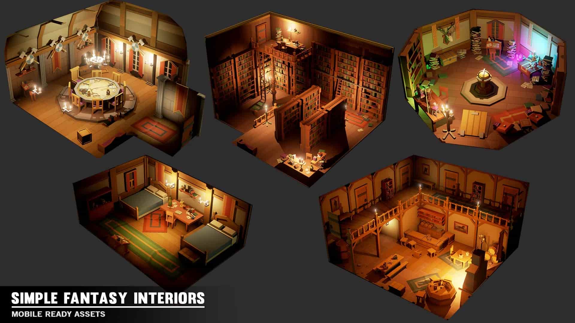 魔幻城堡-Simple Fantasy Interiors