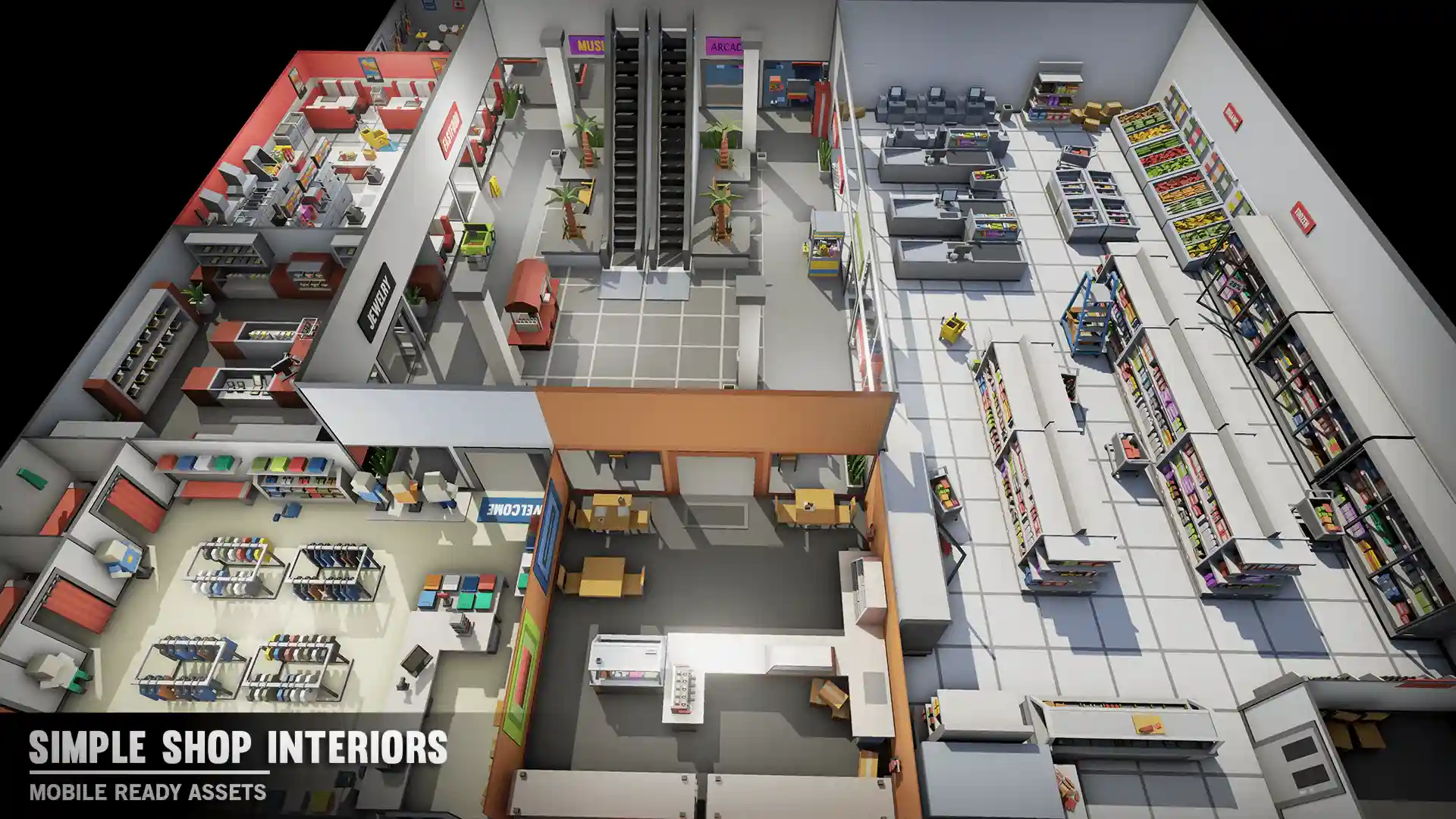 超市/便利店-Simple Shop Interiors