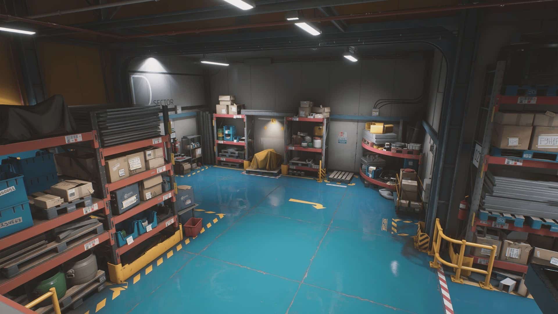 工厂储物室仓库-Storage House Set