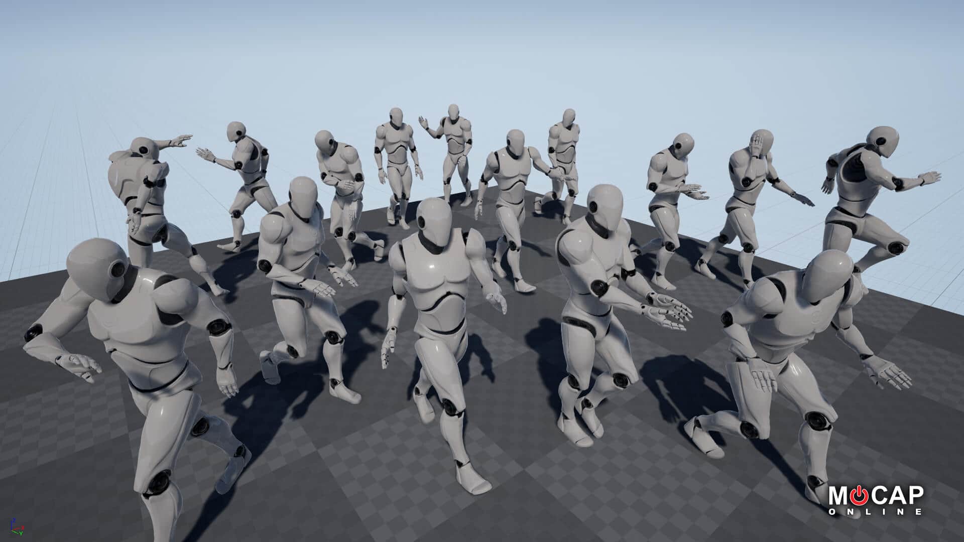 人物移动行走动画-Pedestrian Walks – MoCap Pack