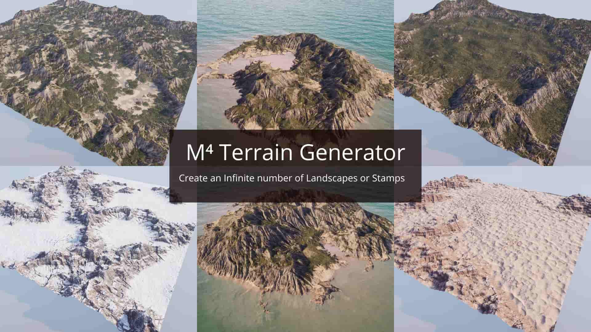 M4程序化地形生成工具-Magic Map Material & Maker (M4)