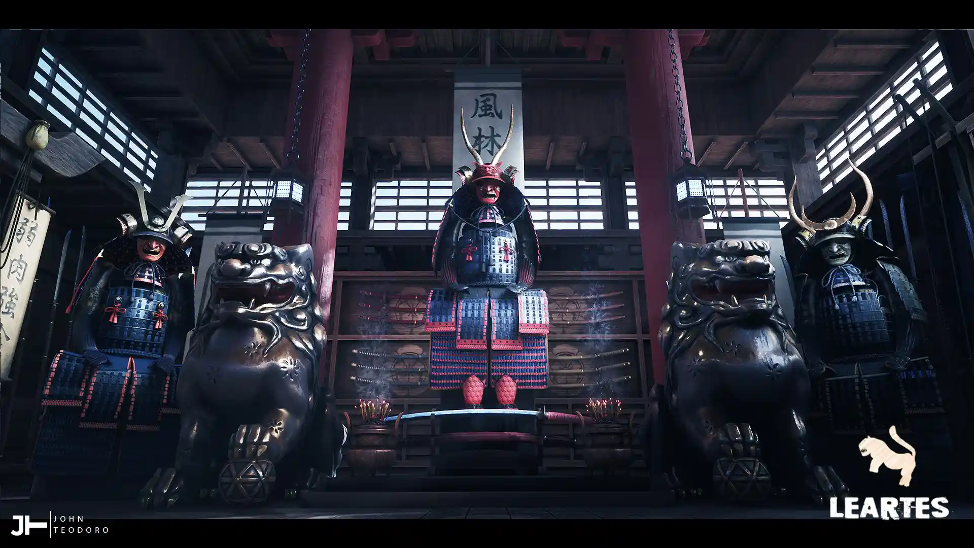 日本武士战室-Feudal Japan Warroom Environment