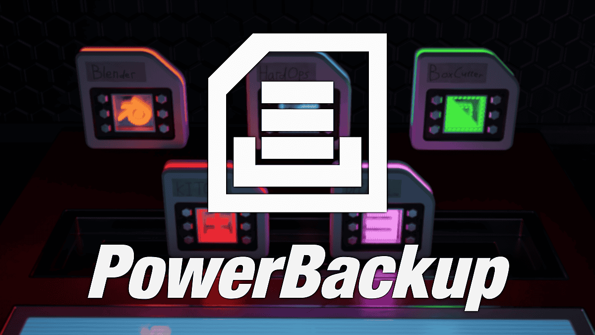 blender设置保存插件 PowerBackup V0.2.6