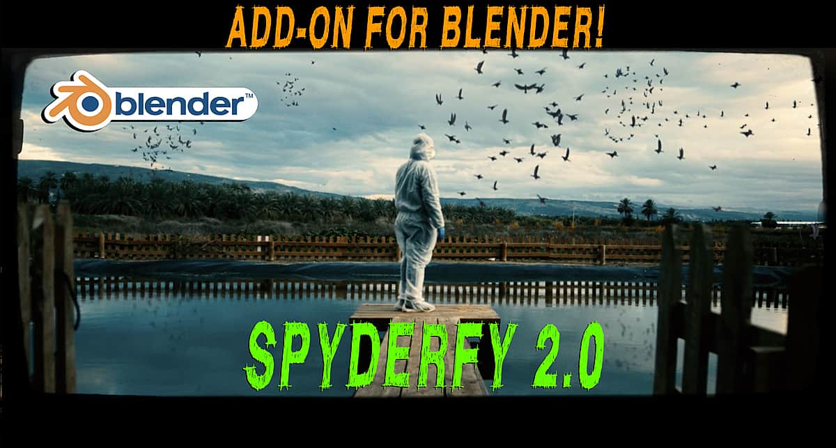 Blender群体动画粒子生成插件 – Spyderfy: Boid Systems Add-On!