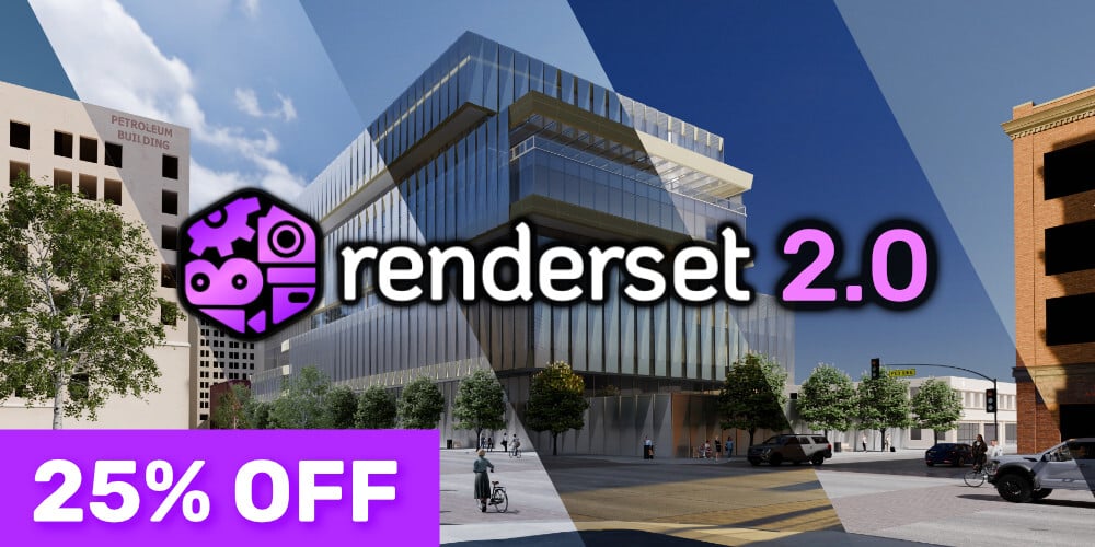 Blender批量渲染设置储存管理插件 Renderset v2.0.1