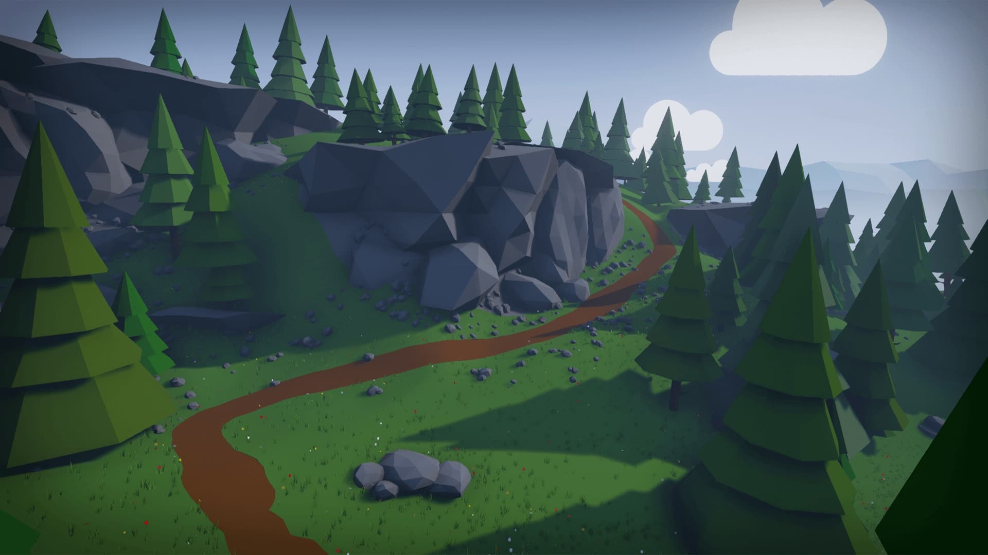 风格化低多边形环境 – Stylized Low Poly Environment