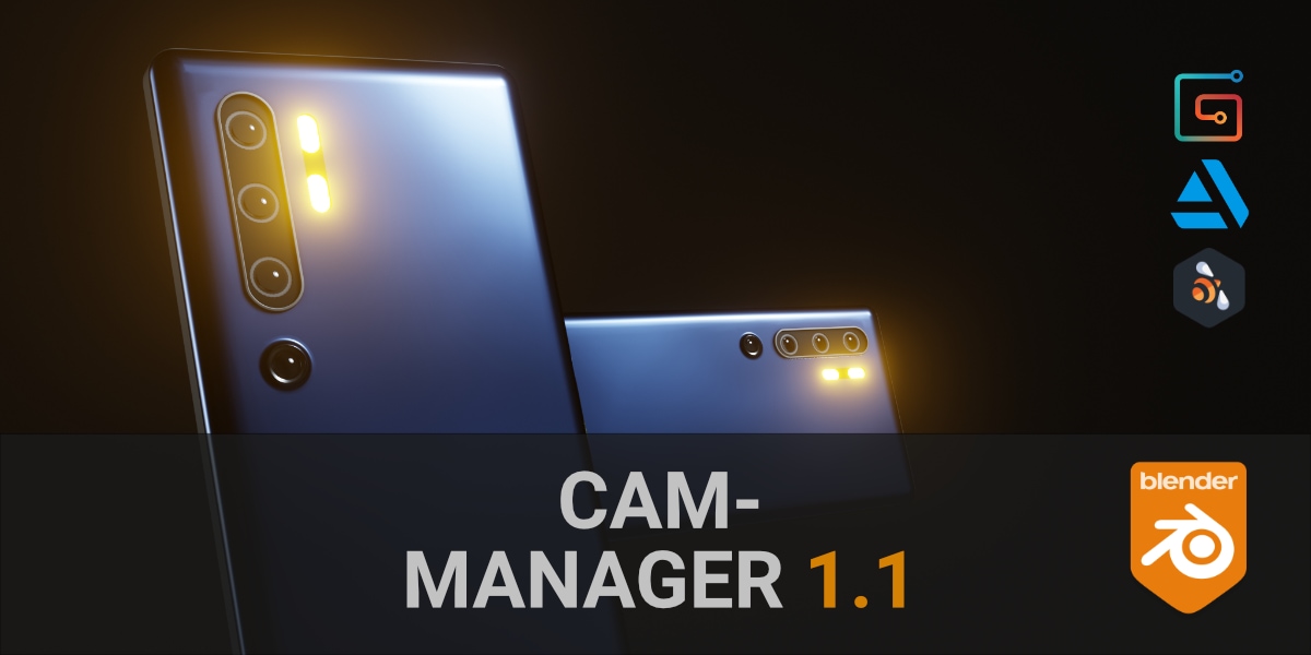 Blender多摄像机动画摄像机管理器插件 Camera Manager v1.1.1