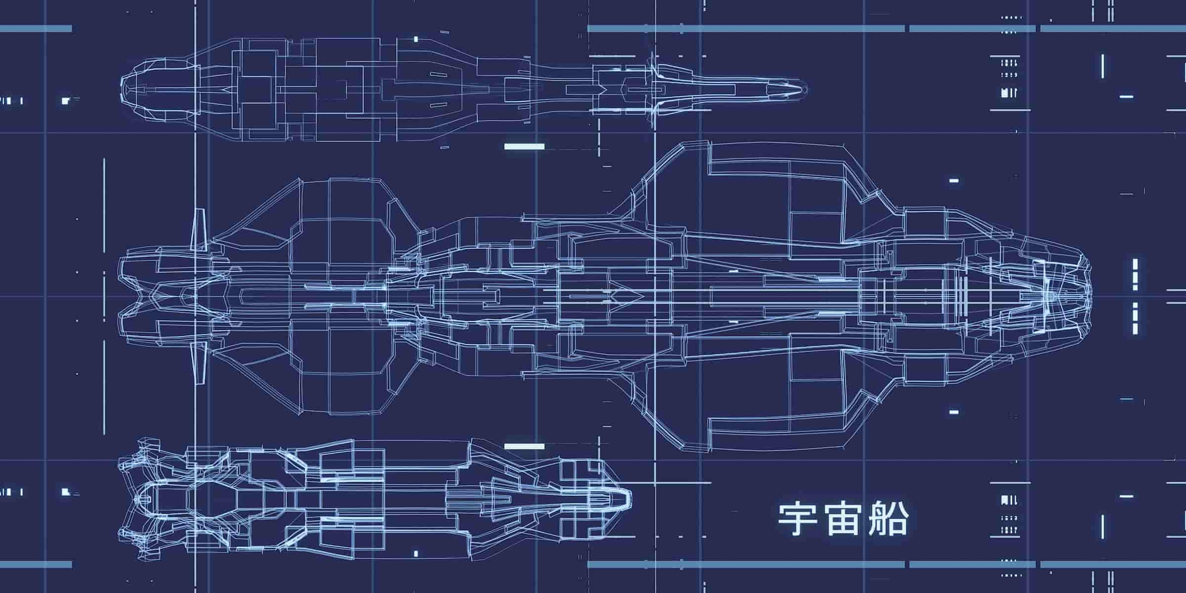 Blender随机自定义宇宙飞船插件 Random Starship