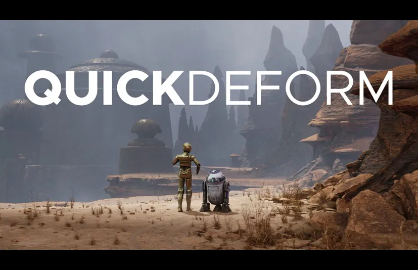Blender快速变形插件 QuickDeform 2024 for blender 4.2