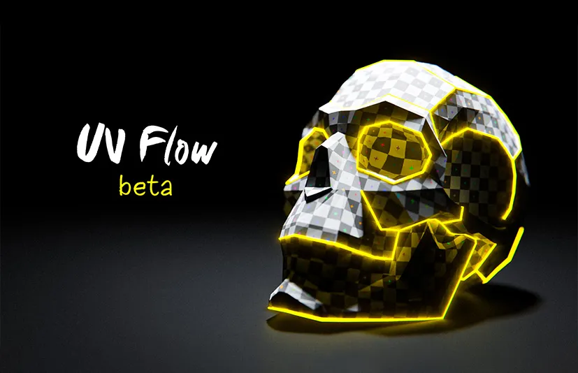 Blender贴图展UV插件 – Uv Flow v0.9.12