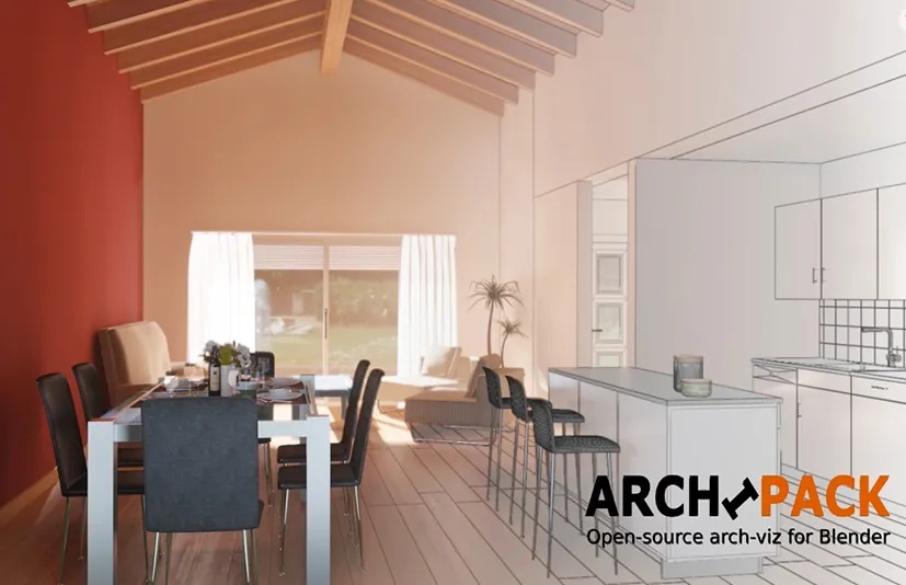 Blender室内建筑建模插件 Archipack Pro v2.7.2