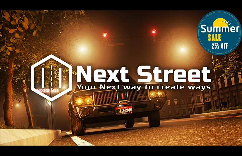 Blender街道生成插件 – Next Street V3.3.7