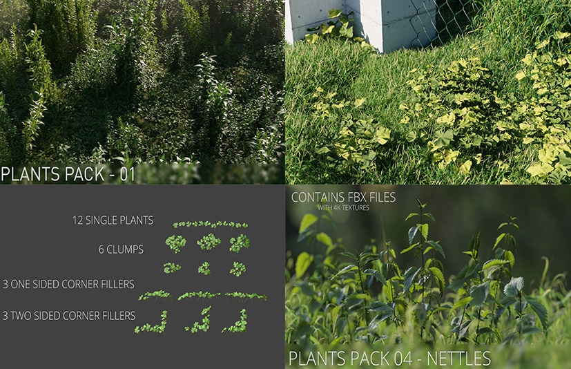 Blender花园植物树木预设库 Vegetation Pro V5.1.1