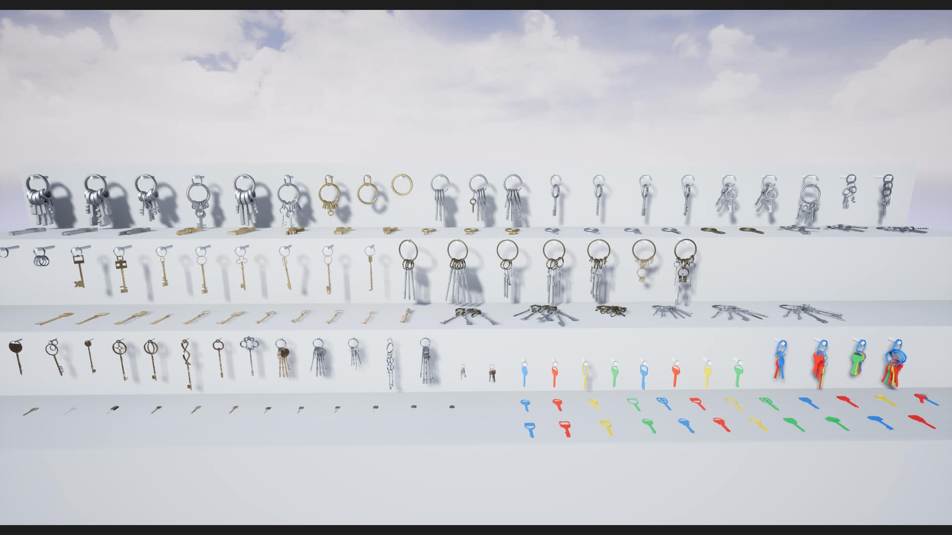 简单钥匙套装 – Simple Key Collection v.01