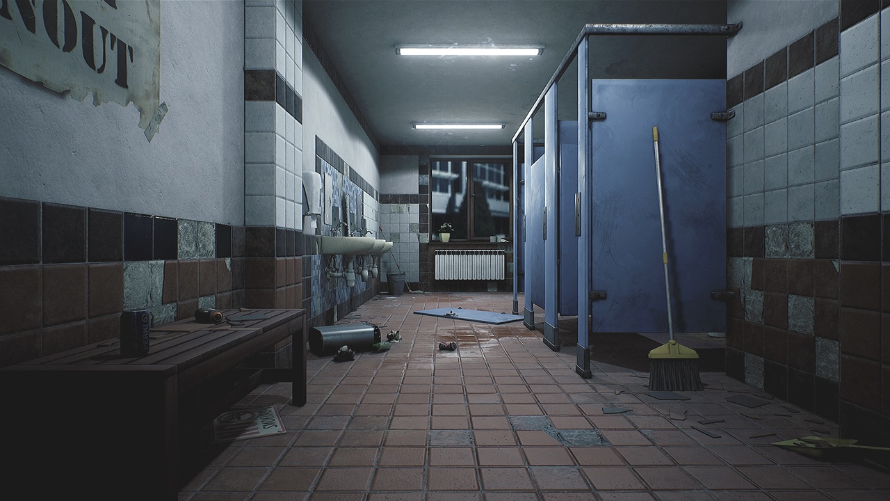 学校废弃洗手间-HighSchool Restroom