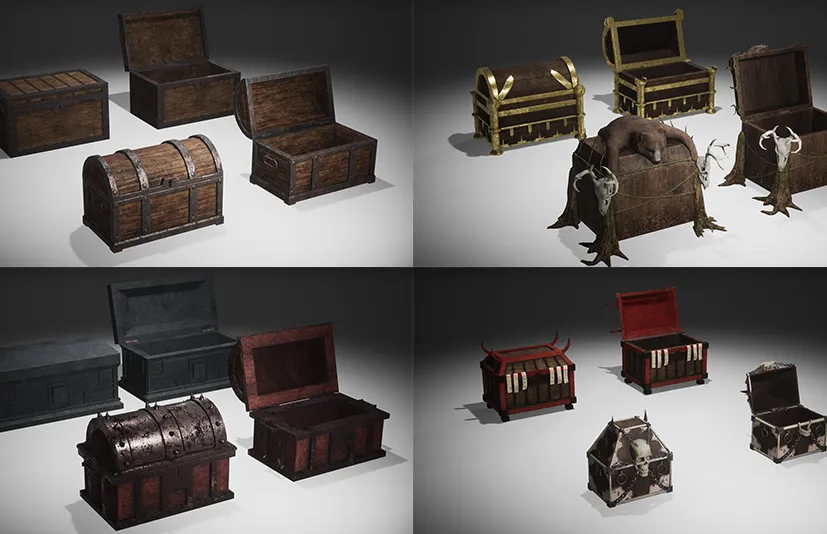 18个奇幻宝箱包 – Eighteen Fantasy Chests Pack