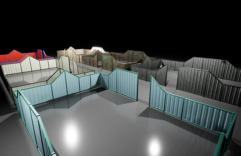模块化郊区金属围栏 – Modular Suburban Metal Fence