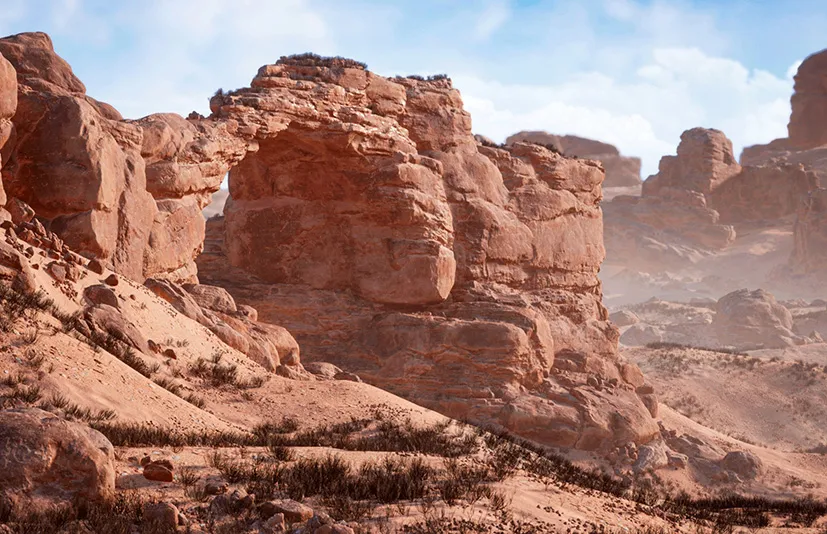 沙漠悬崖和岩石 – Desert Cliff and Rock Collection