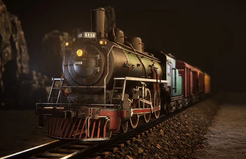 老式火车 – Vintage train