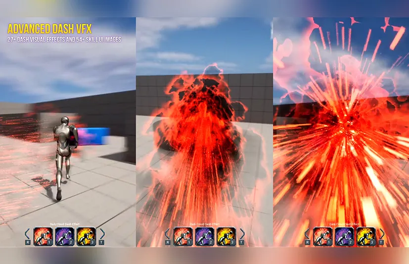 视觉特效包 – Advanced Dash VFX Pack