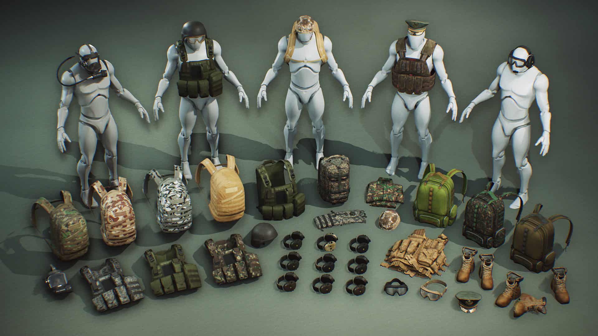 军用用品 – VOL.2 – 服装和箱包 – Military Supplies – VOL.2 – Clothing and Bags